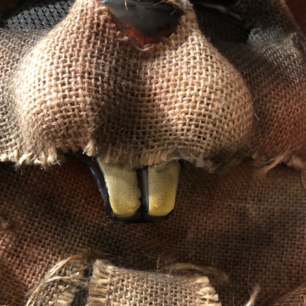 Burlap Rabbit scary Mask. - Picture 7 of 13